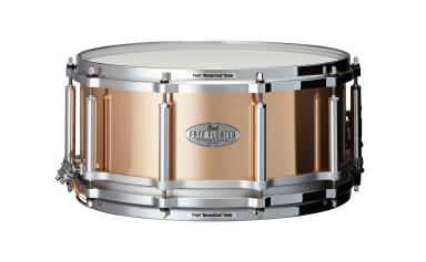 Pearl Bronze Free Floater Snare Drum - Huber Breese Music