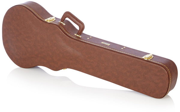 Gator GW-LP-BROWN Gibson Les Paul Deluxe Wood Electric Guitar Case - Brown