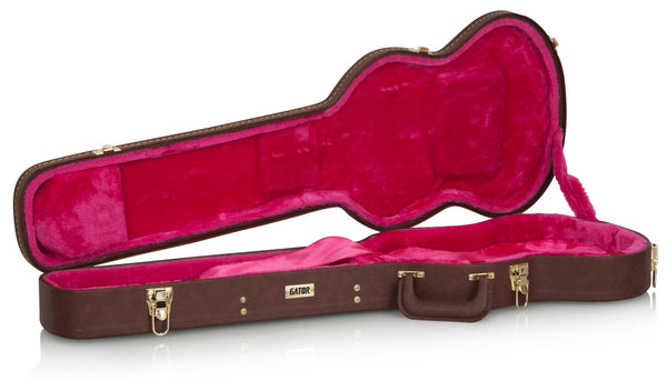 Gator GW-SG-BROWN Gibson SG Deluxe Wood Electric Guitar Case - Brown