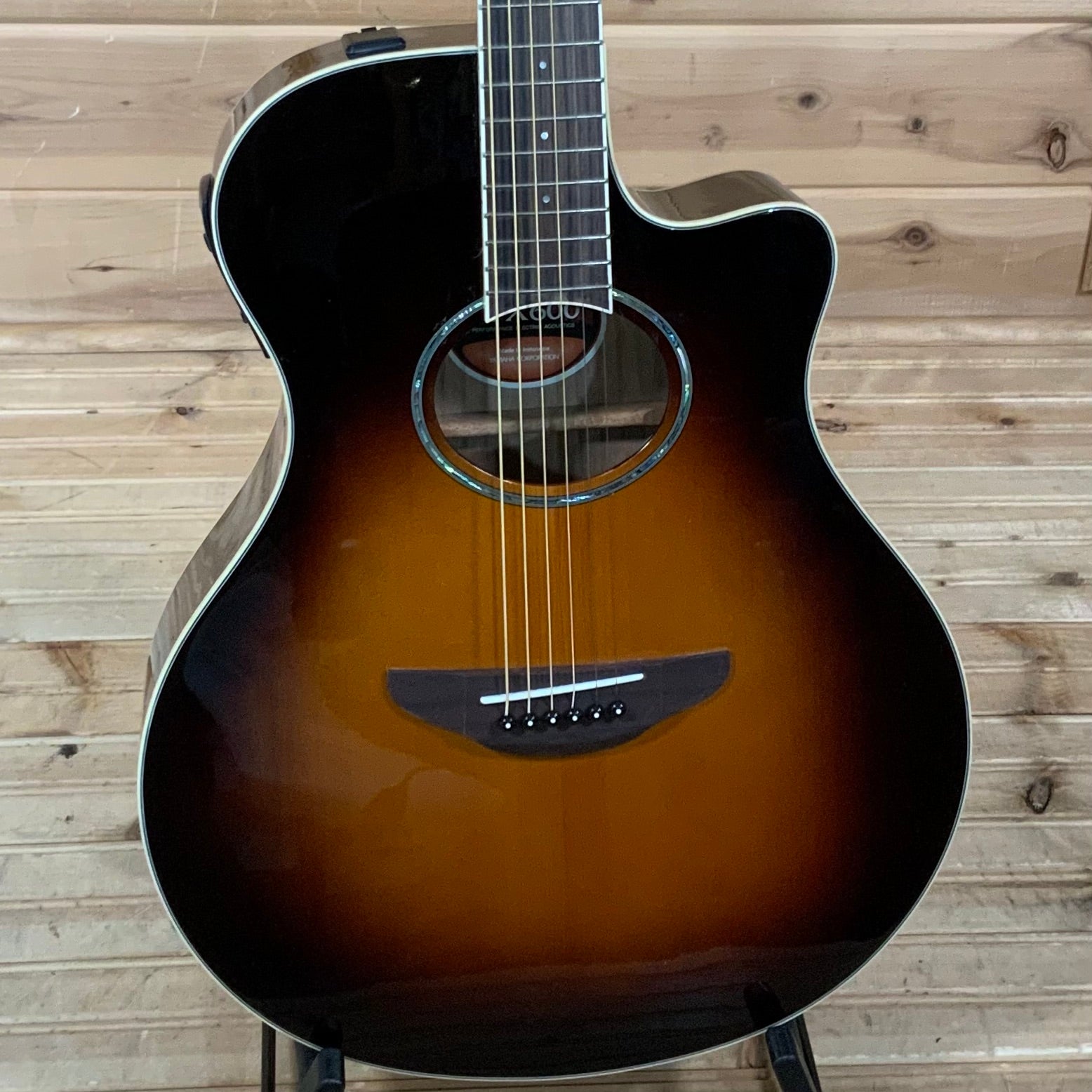 Yamaha APX600 Thinline Acoustic Guitar - Old Violin Sunburst - Huber Breese  Music