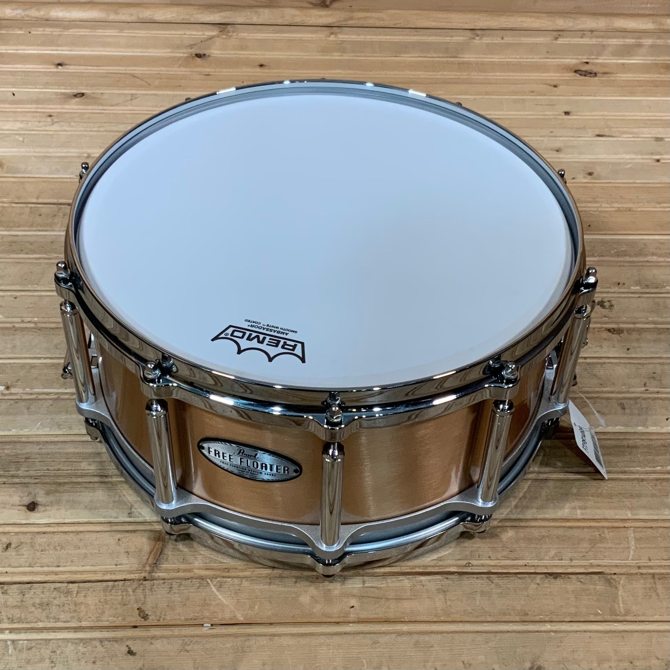 Pearl Phosphor Bronze Free Floater Snare - 14 x 6.5 - Just Drums