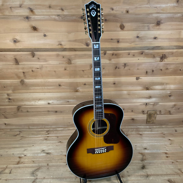 Guild F-512e Acoustic Guitar - Antique Sunburst