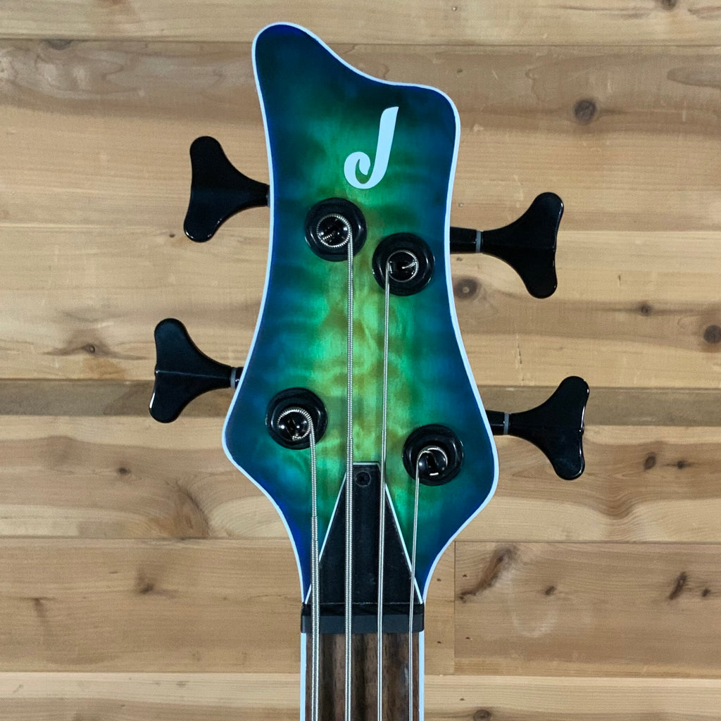ミュージック blue Jackson X Series Spectra SBXQ IV Bass - Amber Blue Burst - Huber