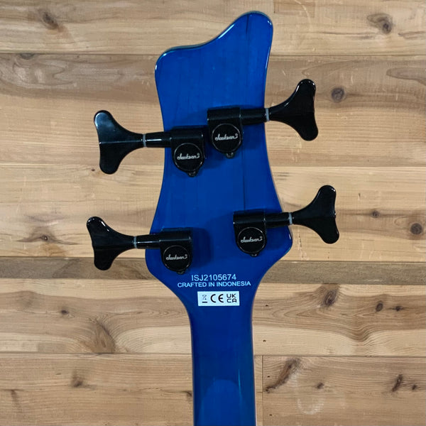 Jackson X Series Spectra SBXQ IV Bass - Amber Blue Burst