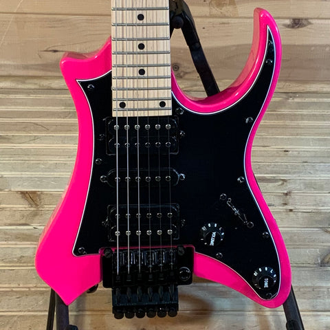 Traveler Vaibrant Standard V88S Electric Guitar - Hot Pink