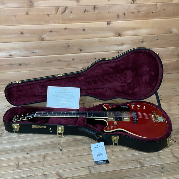 Gretsch G6131-MY-RB Limited Edition Malcolm Young Signature Jet Electric Guitar - Vintage Firebird Red