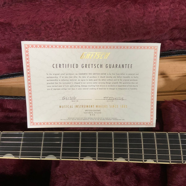 Gretsch G6131-MY-RB Limited Edition Malcolm Young Signature Jet Electric Guitar - Vintage Firebird Red