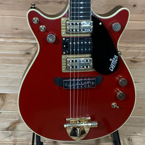 Gretsch G6131-MY-RB Limited Edition Malcolm Young Signature Jet Electric Guitar - Vintage Firebird Red