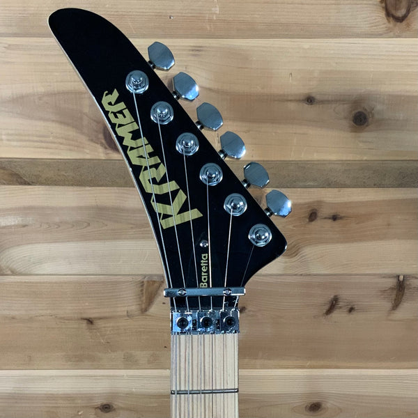 Kramer Baretta Custom Graphics “White Lotus” Electric Guitar - White Lotus Candy Blue