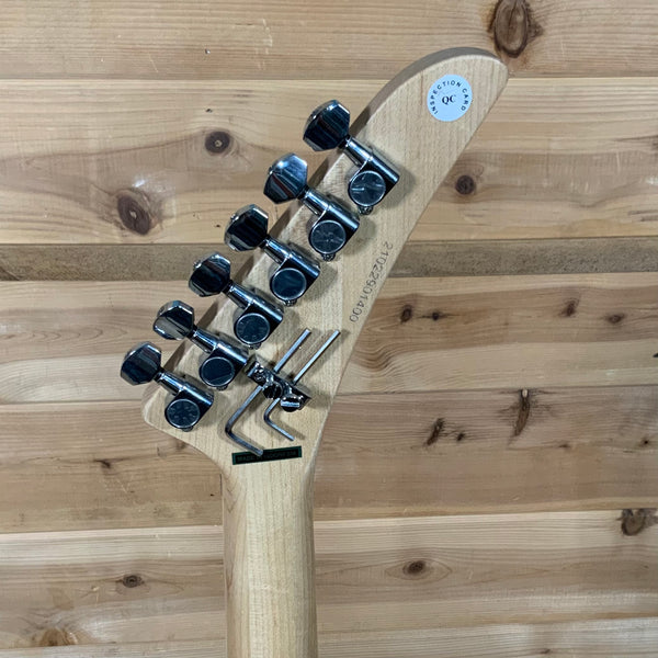 Kramer Baretta Custom Graphics “White Lotus” Electric Guitar - White Lotus Candy Blue