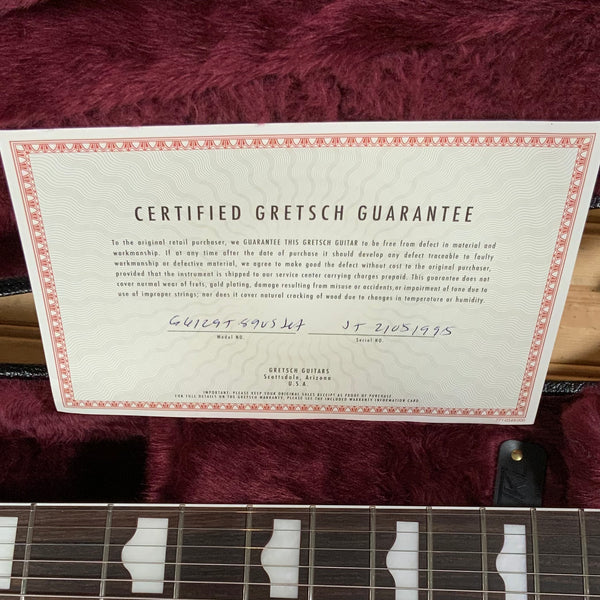 Gretsch G6129T-89 Vintage Select ‘89 Sparkle Jet W/ Bigsby Electric Guitar - Gold Sparkle