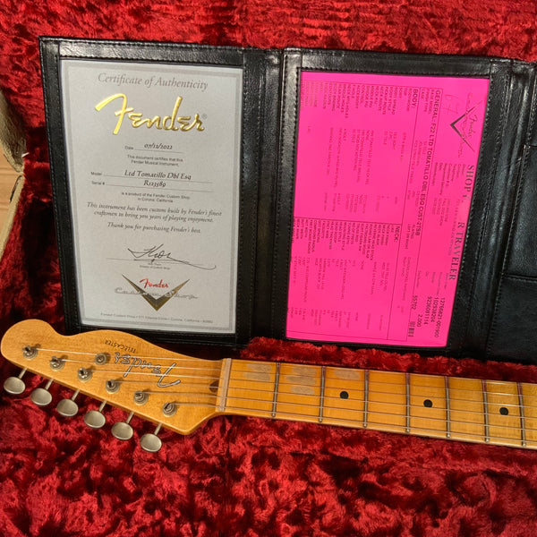 Fender Custom Shop LTD Tomatillo Telecaster Journeyman Relic Electric Guitar - Chocolate 2 Color Sunburst