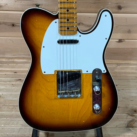 Fender Custom Shop LTD Tomatillo Telecaster Journeyman Relic Electric Guitar - Chocolate 2 Color Sunburst