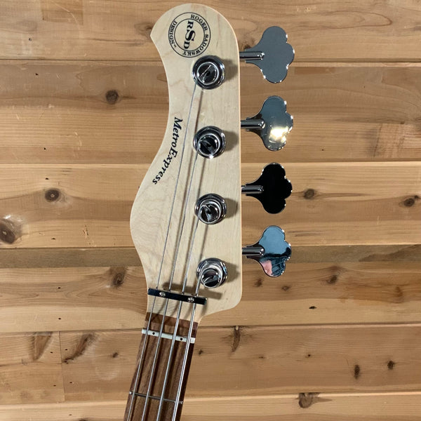 Sadowsky MetroExpress 21-Fret Hybrid P/J 4-String Electric Bass Guitar Left Handed - Solid Black High Polish