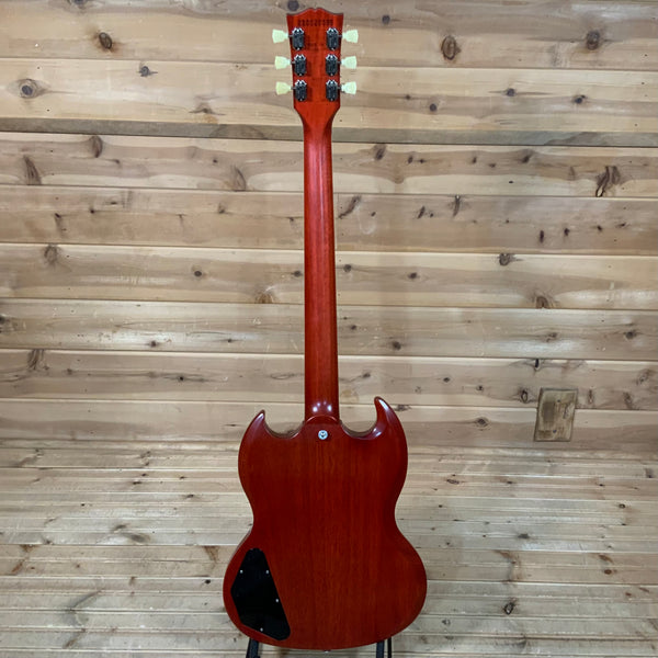 Gibson SG Standard '61 Maestro Vibrola Faded Electric Guitar - Vintage Cherry Satin