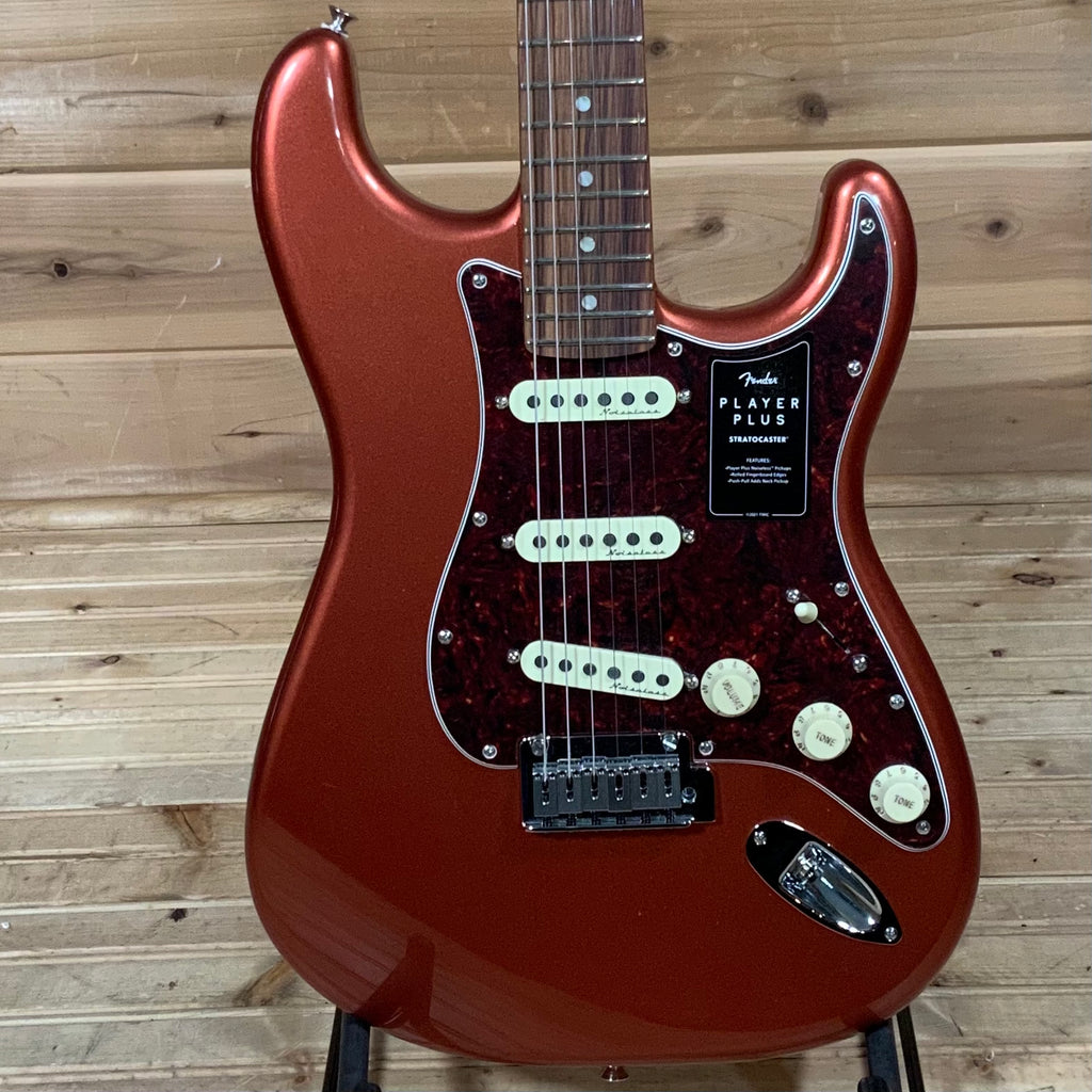 Fender Player Plus Stratocaster メタリックレッド - メルカリ