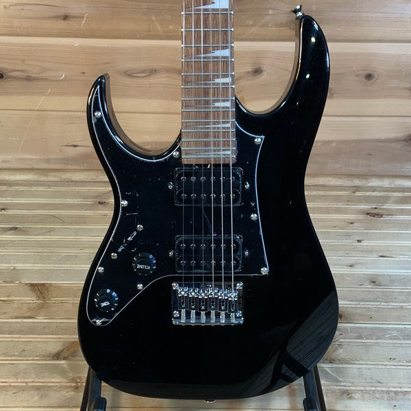 Ibanez GRGM21 Mikro 3/4 Left Handed Electric Guitar - Black Night
