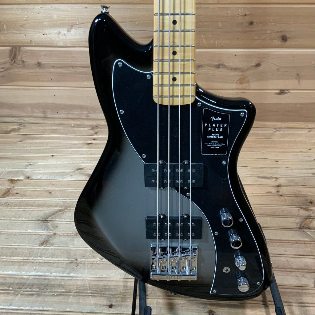 Fender Player Plus Active Meteora Bass - Silverburst - Huber