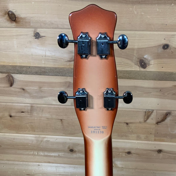 Danelectro '58 Longhorn Left Handed Bass - Copper Burst