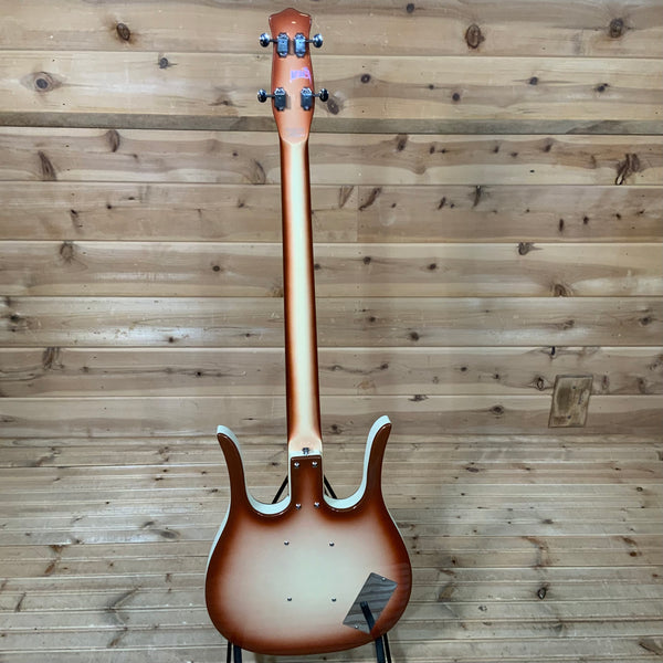 Danelectro '58 Longhorn Left Handed Bass - Copper Burst