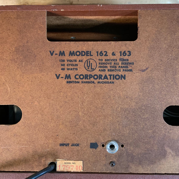 Voice of Music V-M Model 162 & 163 Tube Amplifier VINTAGE