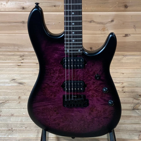 Sterling by Music Man Richardson6 Electric Guitar - Cosmic Purple Burst Satin