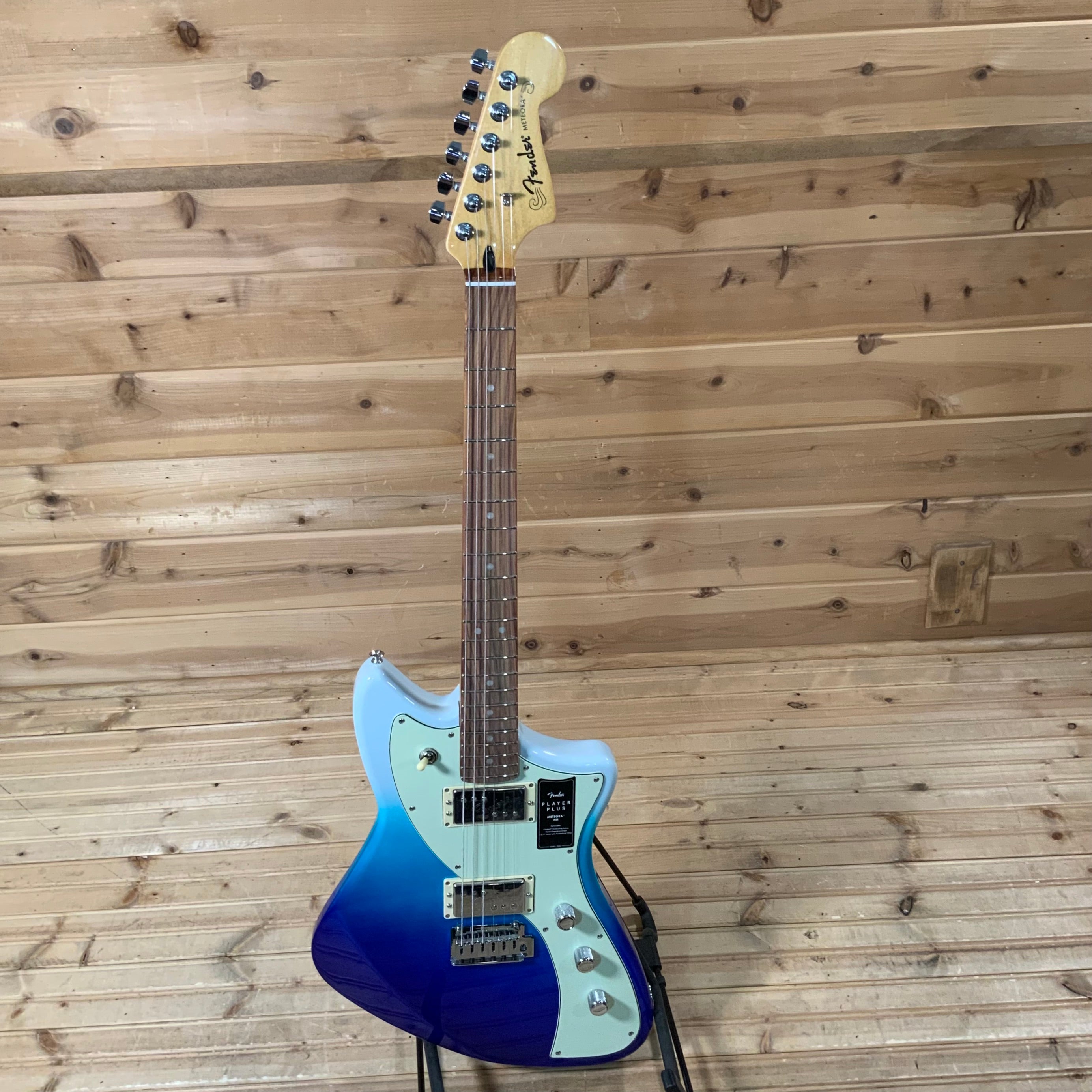 Fender Player Plus Meteora HH Electric Guitar - Belair Blue