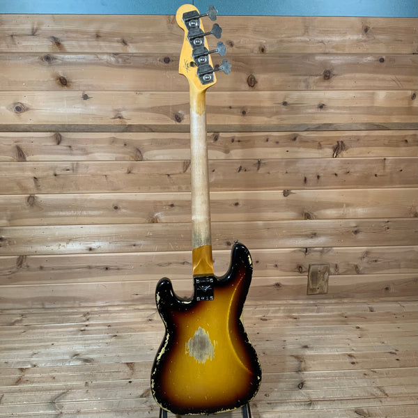 Fender Custom Shop 1962 Precision Heavy Relic Bass - 3 Tone Sunburst