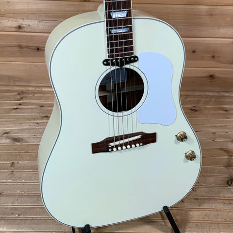 Gibson Custom 70th Anniversary J-160E Imagine Acoustic Guitar USED - White