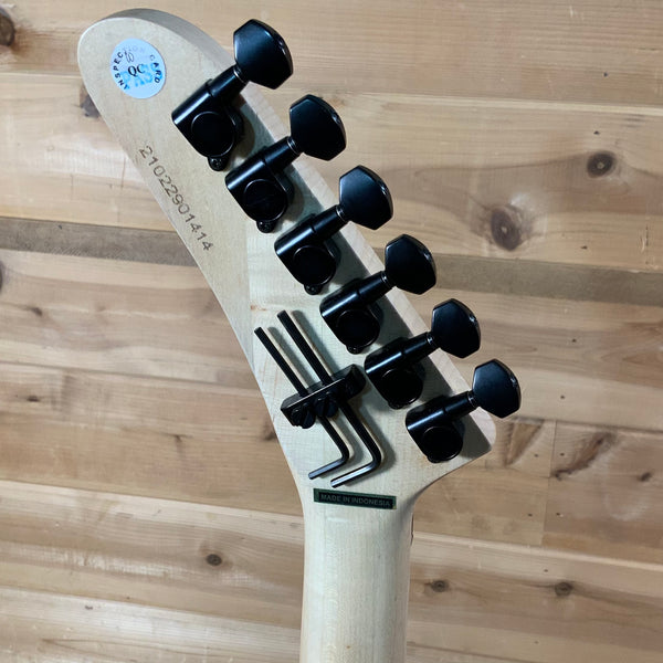 Kramer Baretta Custom Graphics “Viper” Electric Guitar - Snakeskin Green Blue Fade