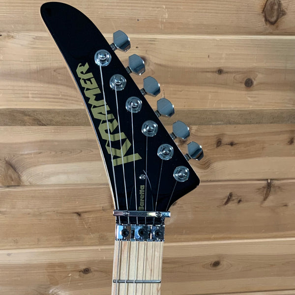 Kramer Baretta Custom Graphics “White Lotus” Electric Guitar - White Lotus Candy Blue