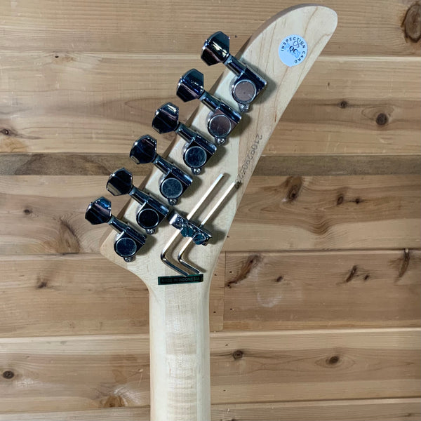 Kramer Baretta Custom Graphics “White Lotus” Electric Guitar - White Lotus Candy Blue