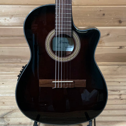 Ibanez GA35TCE Classical Acoustic Guitar - Dark Violin Sunburst