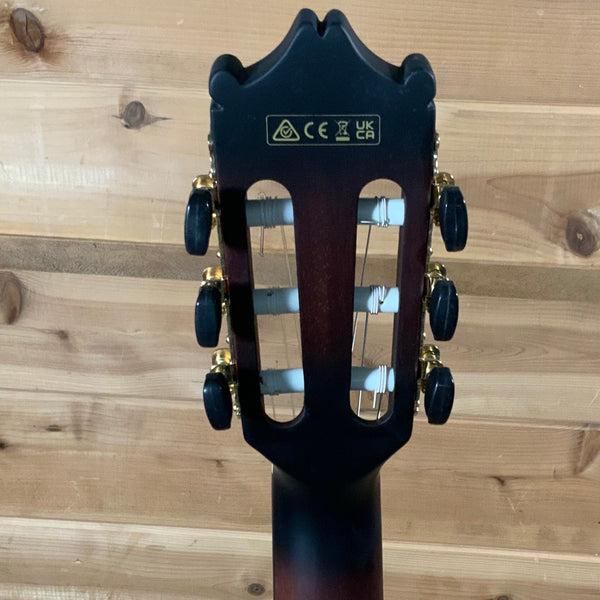 Ibanez GA35TCE Classical Acoustic Guitar - Dark Violin Sunburst
