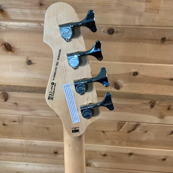 ESP LTD AP-204 4-String Electric Bass Guitar - Black Satin