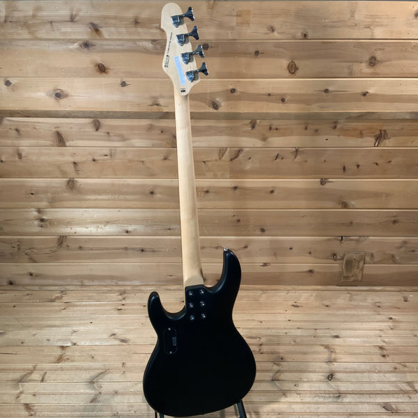 ESP LTD AP-204 4-String Electric Bass Guitar - Black Satin