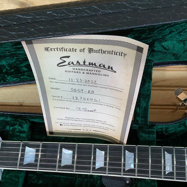 Eastman SB59 Electric Guitar - Redburst