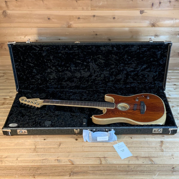 Fender American Acoustasonic Strat Acoustic Guitar - Cocobolo