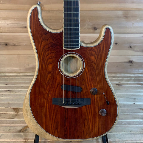 Fender American Acoustasonic Strat Acoustic Guitar - Cocobolo