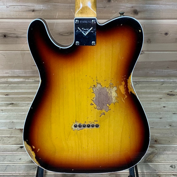 Fender Custom Shop 1960 Telecaster Heavy Relic Electric Guitar - Chocolate 3 Color Sunburst