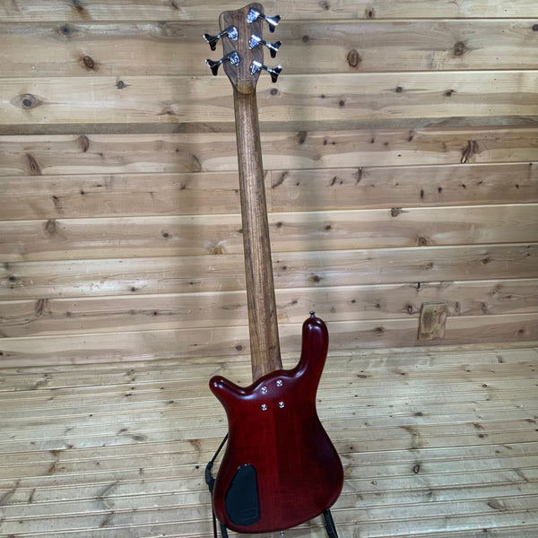 Warwick Pro Series Streamer LX 5 String Electric Bass - Burgundy Red Transparent Satin