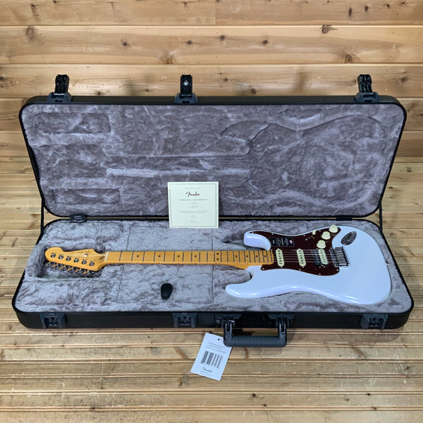 Fender American Ultra Stratocaster HSS Electric Guitar - Arctic Pearl
