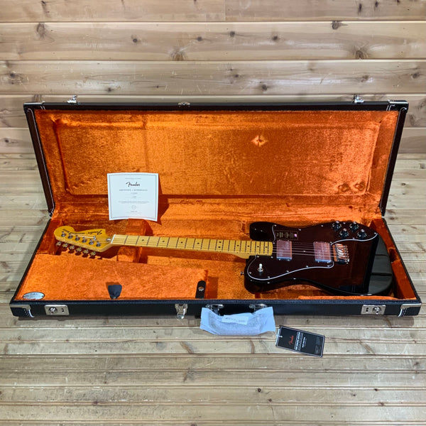 Fender American Vintage II 1975 Telecaster Deluxe Electric Guitar - Black