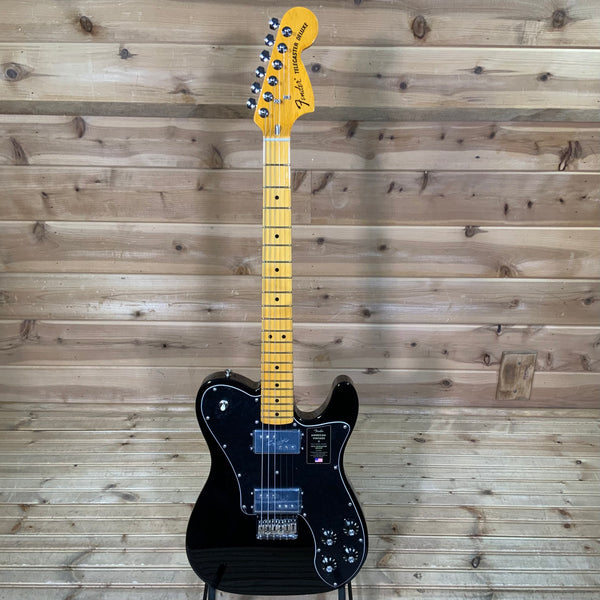 Fender American Vintage II 1975 Telecaster Deluxe Electric Guitar - Black
