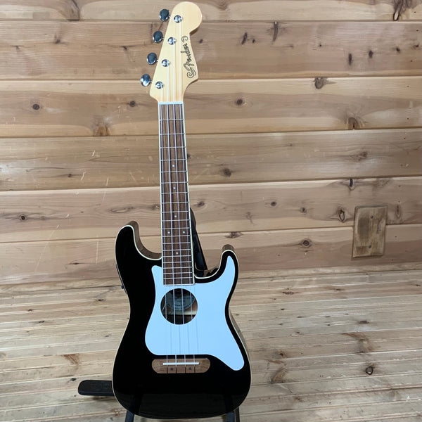 Fender Fullerton Stratocaster Ukulele - Black