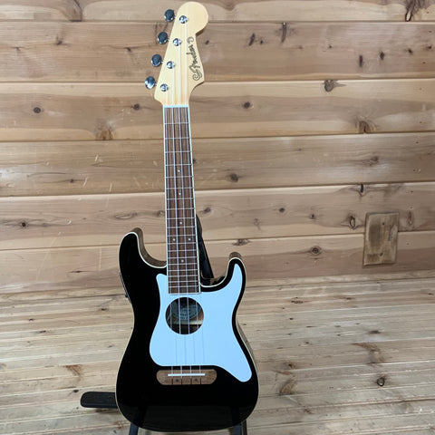 Fender Fullerton Stratocaster Ukulele - Black