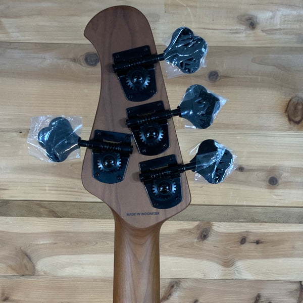 Sterling By Music Man Stingray RAY34 Electric Bass Guitar - Neptune Blue Satin