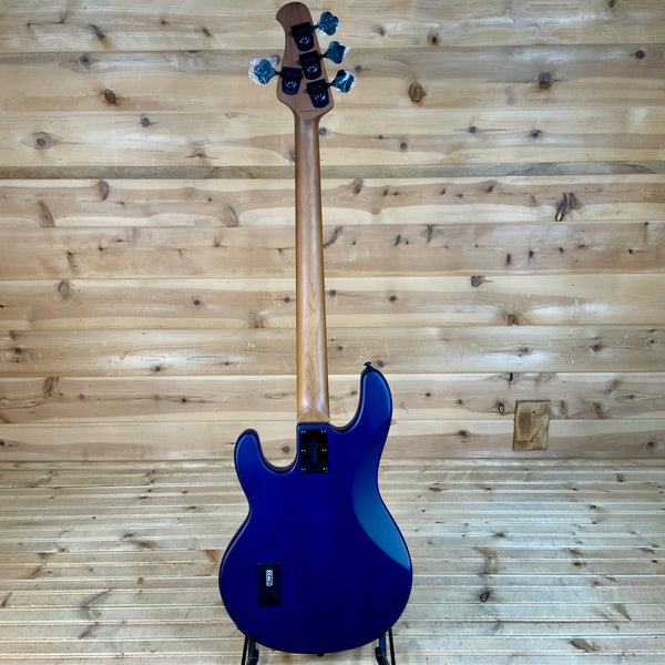 Sterling By Music Man Stingray RAY34 Electric Bass Guitar - Neptune Blue Satin