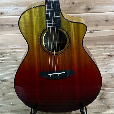 Breedlove Oregon Concert CE LTD Acoustic Guitar - Tequila Sunrise