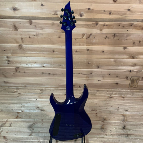 Jackson Pro Series Signature Chris Broderick Soloist HT6P Electric Guitar - Transparent Blue